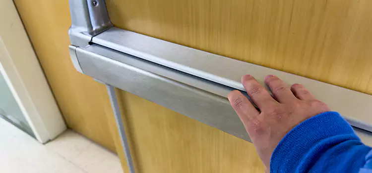 Installing a Push Bar on a Door Tuscaloosa
